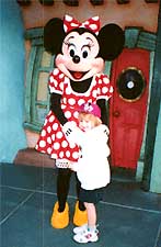 Minnie Mouse is so sweet.